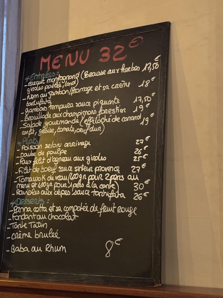 La Terrasse - Menu Image 1